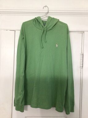 Ralph Lauren Green Long-Sleeve Hoodie Shirt